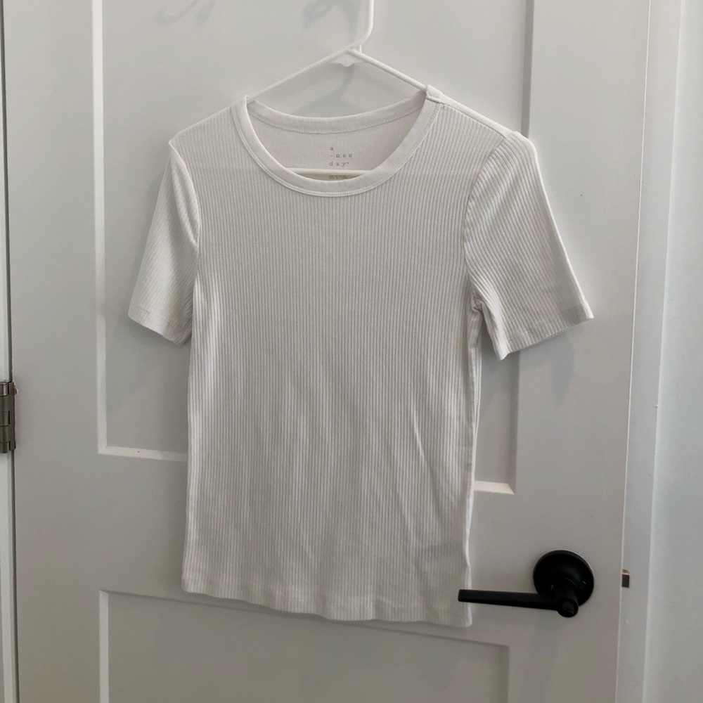 A New Day White Tee